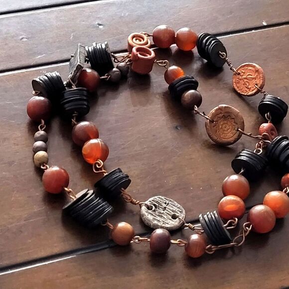 Hand Beaded Necklace - Picture 6 of 8